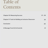 Inclusive Classroom Toolkit