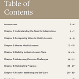 Lesson Adaptation Guide