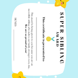 Sibling Empowerment Certificates